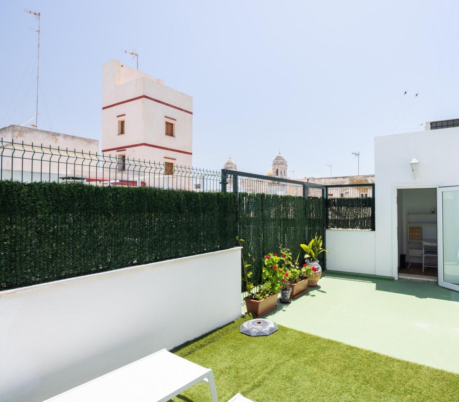 La Terraza De Gades Little Apartments Cadiz Bagian luar foto
